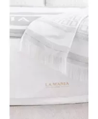 La Mania koc MONO MANIA Light Gray 150x170 cm jasnoszary