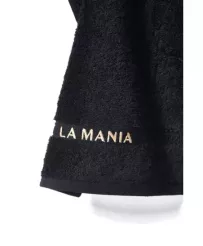 La Mania ręcznik łazienkowy PREMIUM czarny 50x90 cm