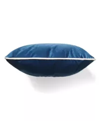 La Mania Poduszka dekoracyjna welurowa Hampton 50x50 cm niebieska