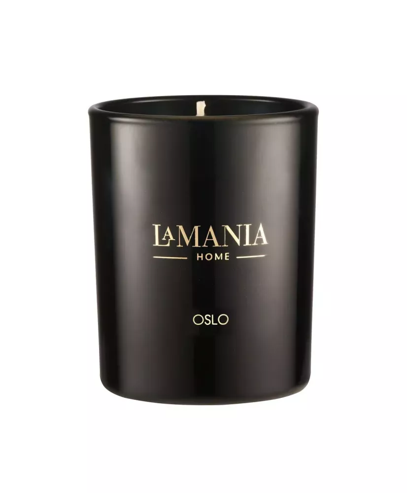 Sojowa świeca zapachowa La Mania czarna OSLO - 250 g