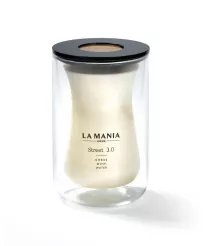 La Mania świeca sojowa Street 3.0 szklana XL 1150 g - cytrusowo piżmowa