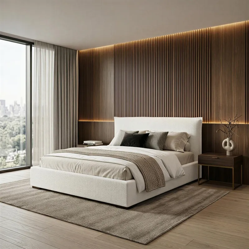 [OUTLET] Łóżko tapicerowane 180x200 NEVADA Quelle 01 z pojemnikiem i stelażem