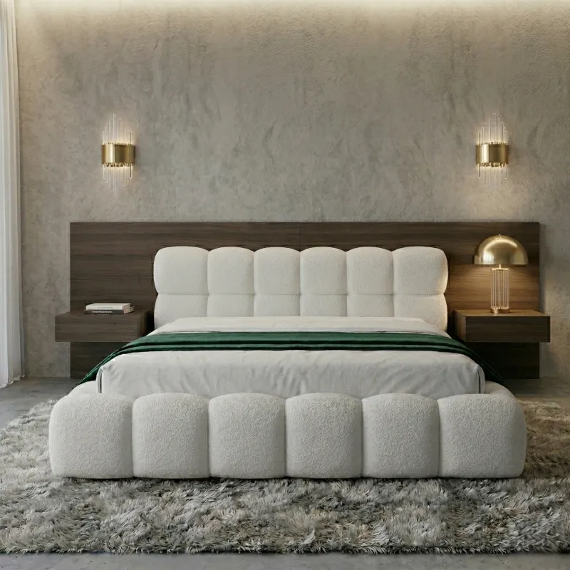 Łóżko tapicerowane 140x200 BOSTON SLIM