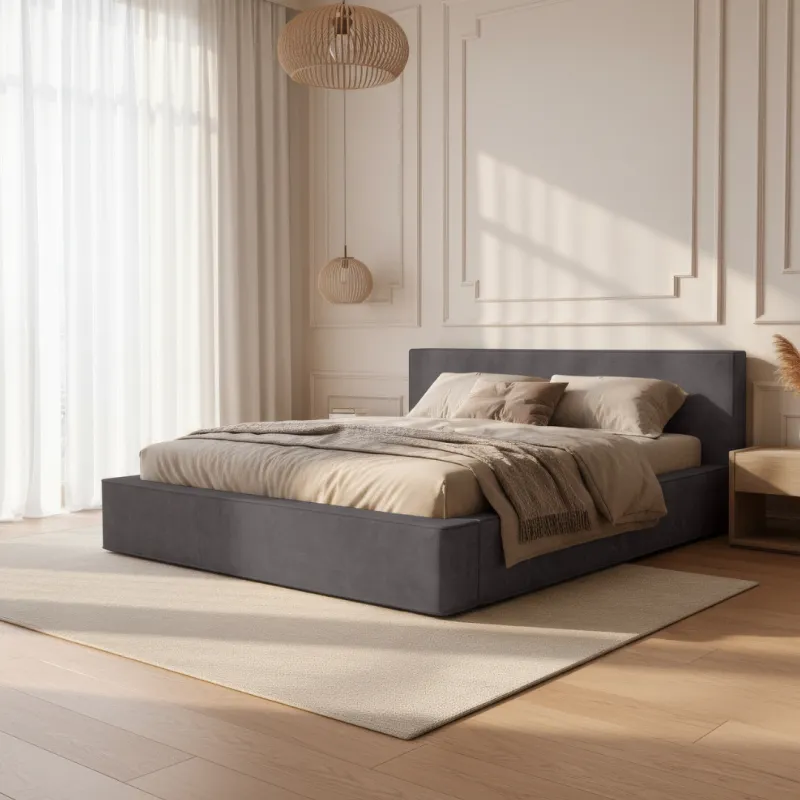 Łóżko tapicerowane 200x200 ALMA