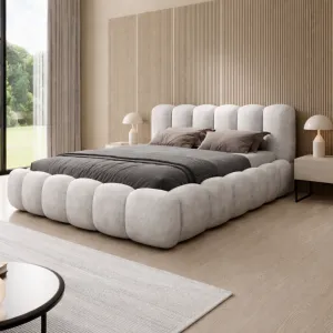 [OUTLET] Łóżko tapicerowane 180x200 DALLAS Aphrodite 01 ze stelażem i pojemnikiem polska produkcja 