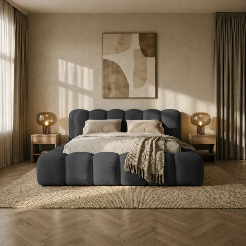 Łóżko tapicerowane 200x200 DALLAS