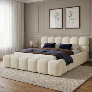 [OUTLET] Łóżko tapicerowane 180x200 BOSTON Magic velvet 2256 Polska produkcja