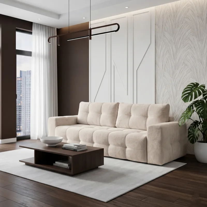 Sofa rozkładana LUSSI trzyosobowa z funkcją spania