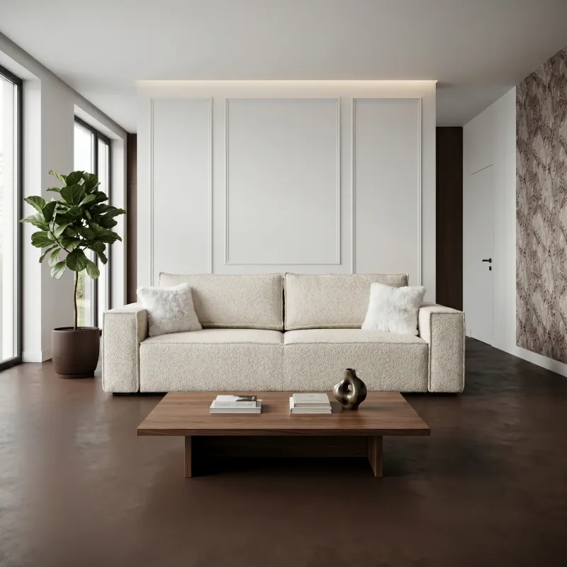 SOFA ETNA - nowoczesna sofa z funkcją spania i pojemnikiem na pościel
