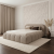 Łóżko tapicerowane 200x200 DAKOTA beżowe ze stelażem i pojemnikiem Polska produkcja kolor do wyboru
