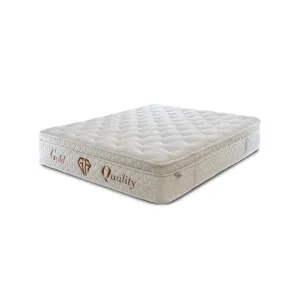 Materac Hybrydowy 160x200 H3 Średnio Twardy Kieszeniowy 7 Stref Biały GA GOLD 36 cm
