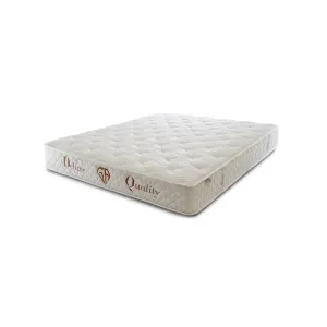 Materac Hybrydowy 160x200 H3 Średnio Twardy Kieszeniowy 7 Stref Biały GA DELUXE 26 cm