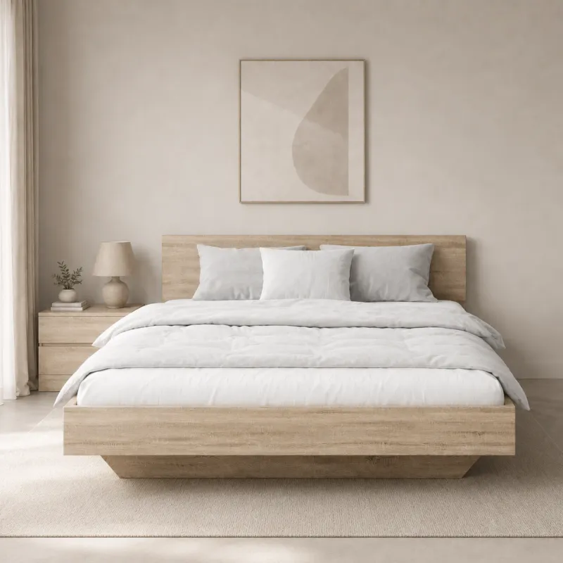 Łóżko lewitujące 160x200 dąb sonoma RIBO
