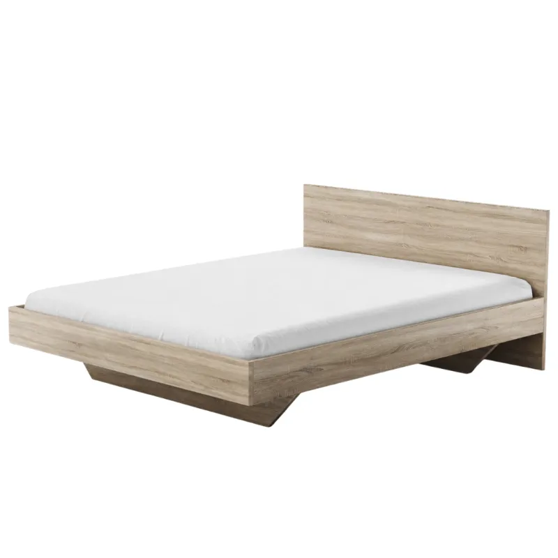 Łóżko lewitujące 160x200 dąb sonoma RIBO