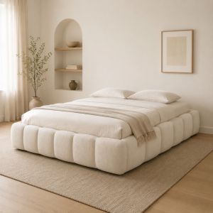 Łóżko tapicerowane bez wezgłowia 160x200 BOX BOSTON SLIM