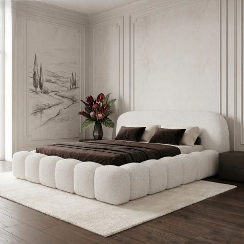 [OUTLET] Łóżko tapicerowane 200x200 ORLANDO
