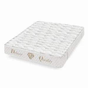 Materac Hybrydowy 200x200 H3 GA DELUXE Biały - kieszeniowy 7 stref, wysokość 26 cm 