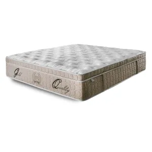 Materac Hybrydowy 200x200 H3 Średnio Twardy Kieszeniowy 7 Stref GA GOLD 36 cm