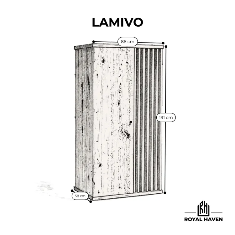 Szafa LAMIVO (kolekcja lamelia)
