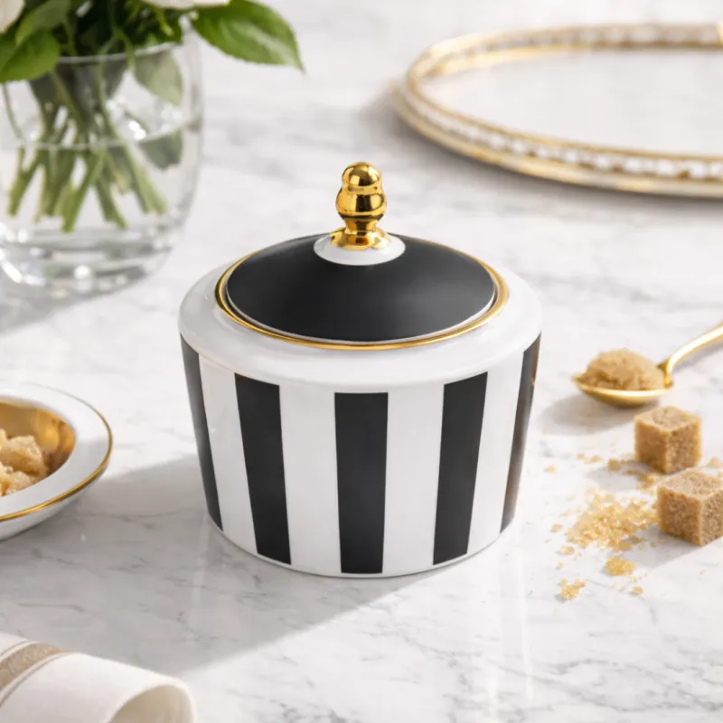 Cukiernica Stripes Black - LA MANIA