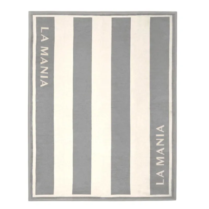 Koc Lari Stripes Grey - LA MANIA