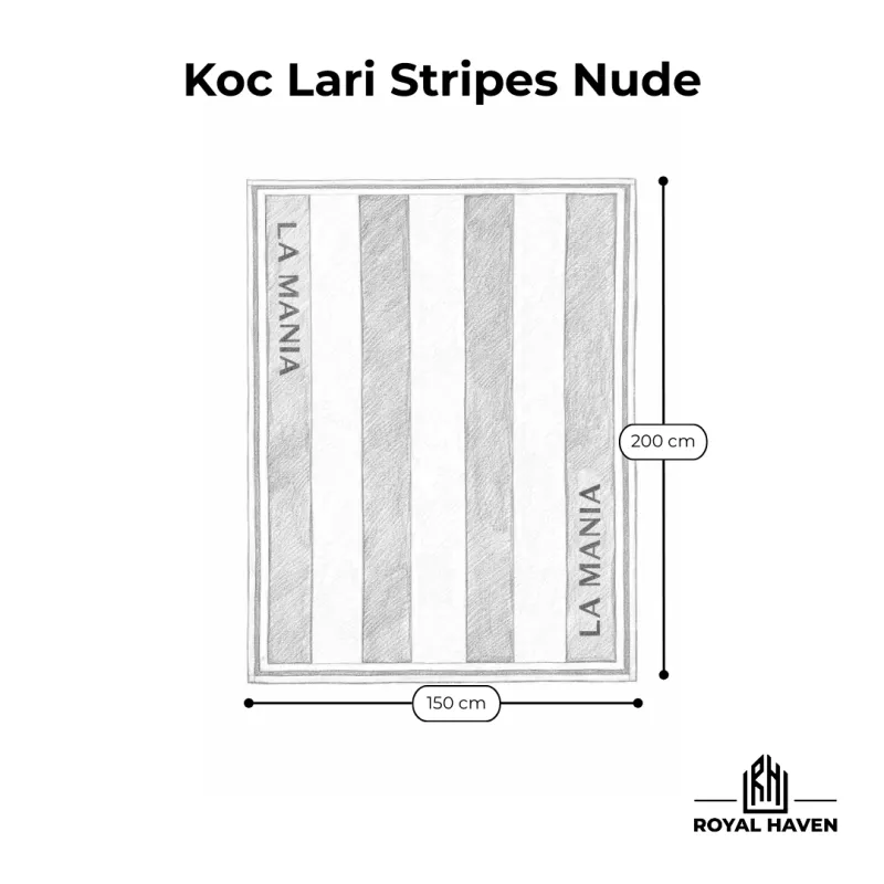 Koc Lari Stripes Nude - LA MANIA