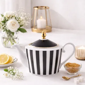 Dzbanek Stripes Black - LA MANIA