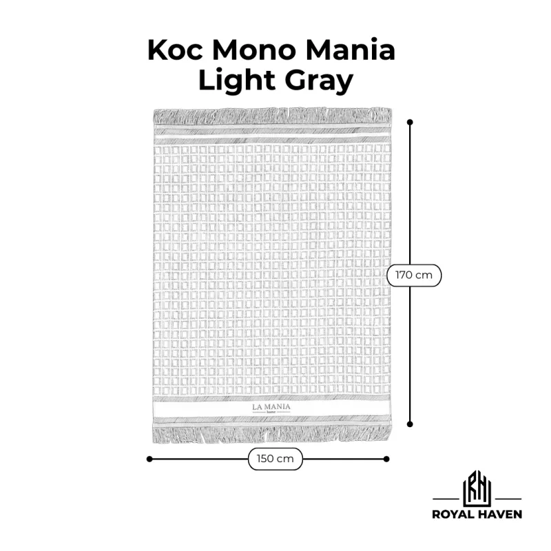 Koc Mono Mania Light Gray - LA MANIA
