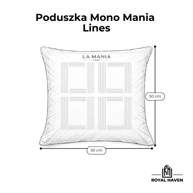 Poduszka Mono Mania Lines - LA MANIA