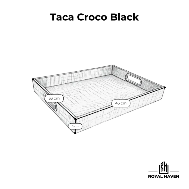 Taca Croco Black - LA MANIA
