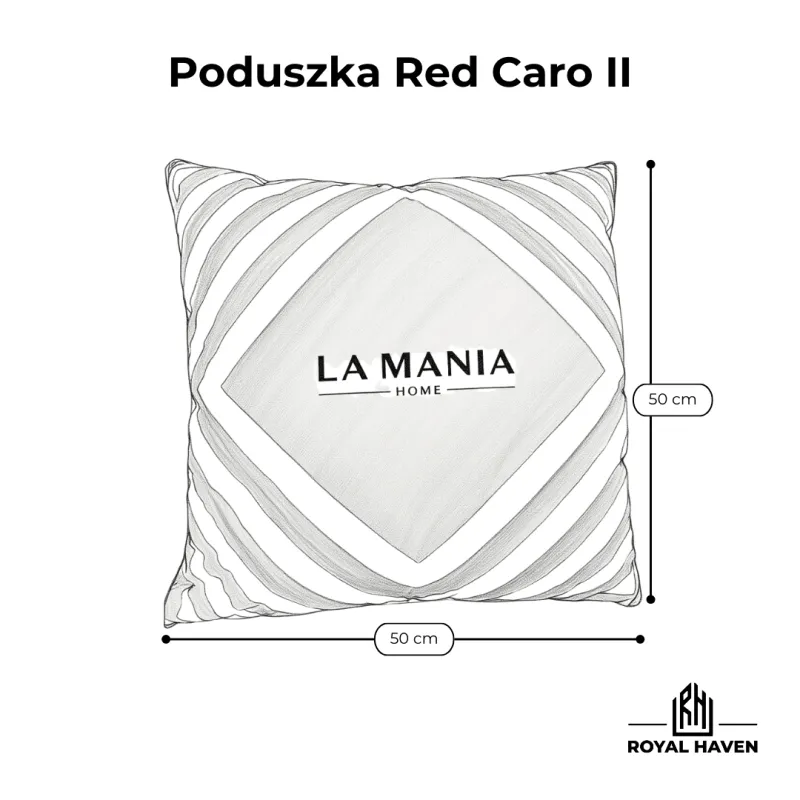 Poduszka Red Caro II - LA MANIA