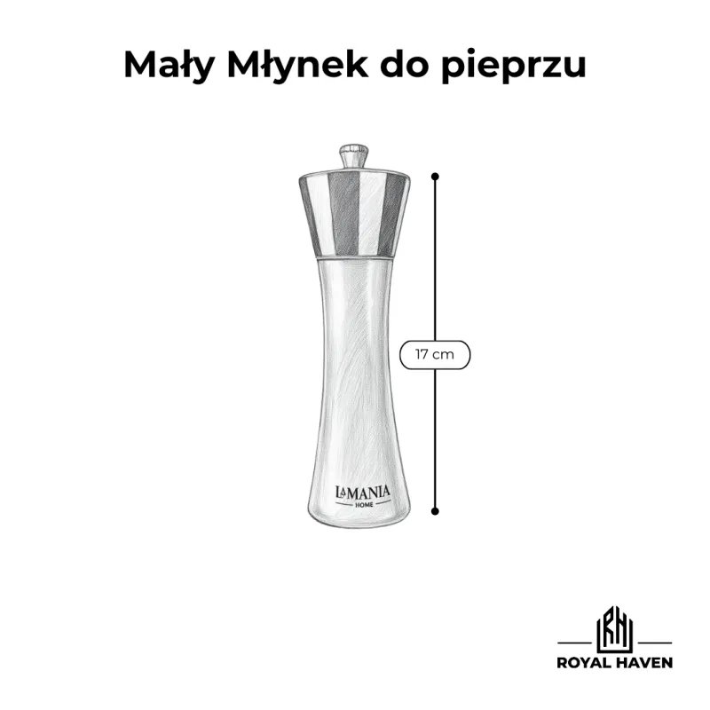Mały Młynek do pieprzu - LA MANIA