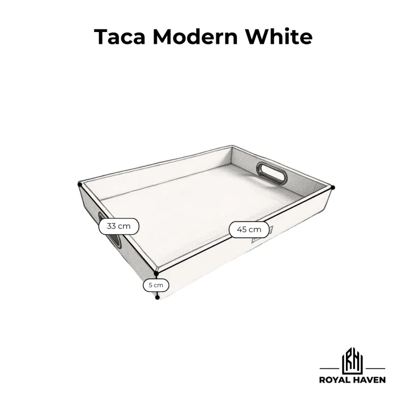 Taca Modern White - LA MANIA