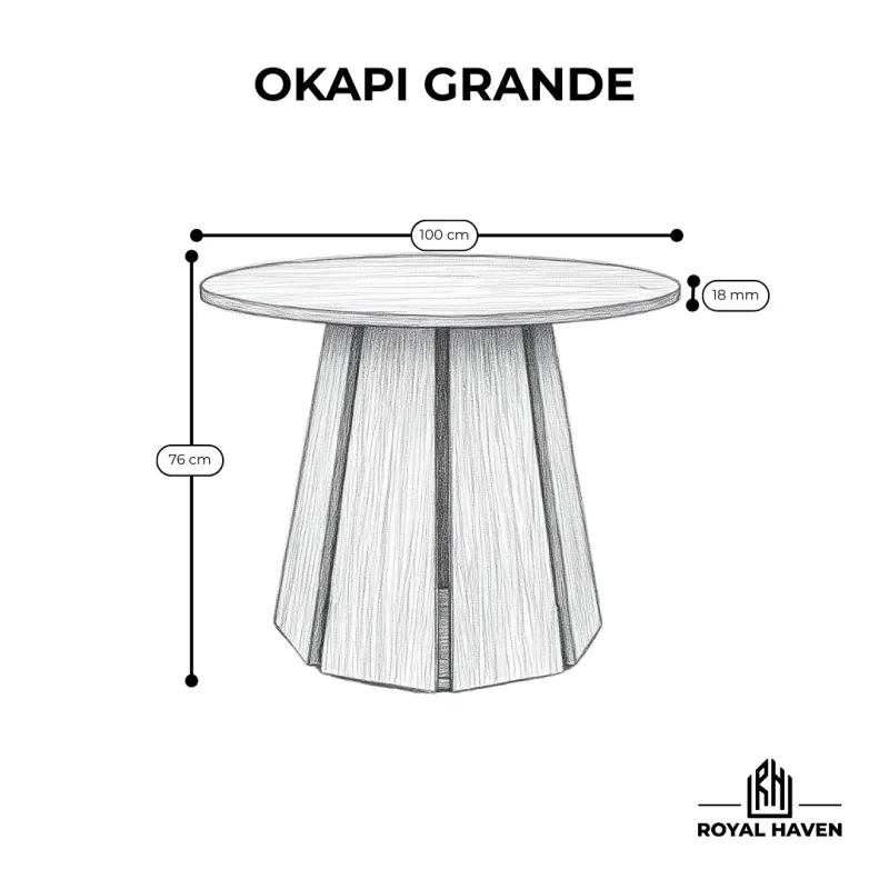 Stół nierozkładany OKAPI GRANDE