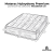 Materac Hybrydowy 160x200H4 GA PREMIUM Biały