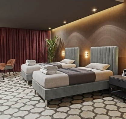 Łóżko hotelowe 90x200 – AMBER