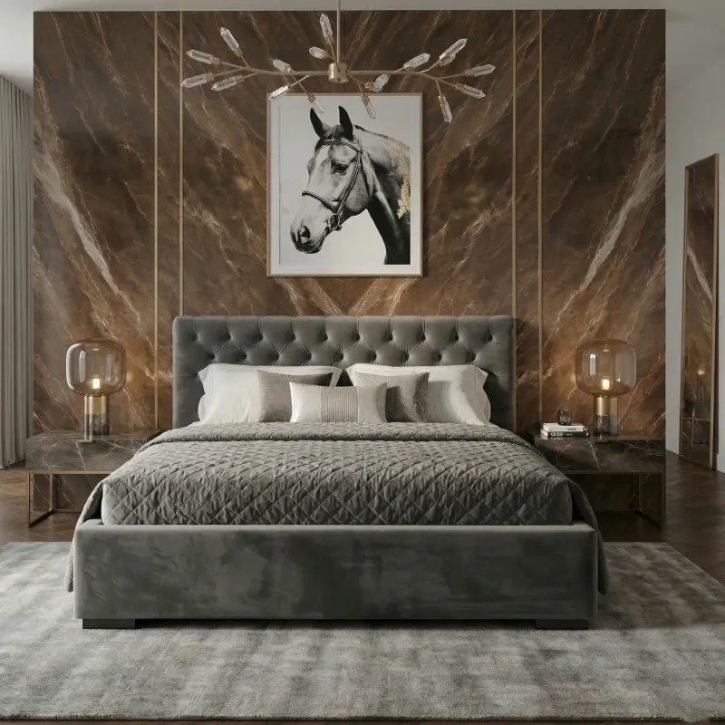 Łóżko tapicerowane CHESTER