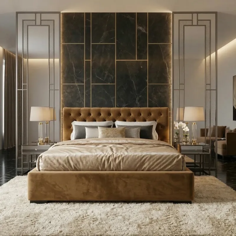 Łóżko tapicerowane CHESTER