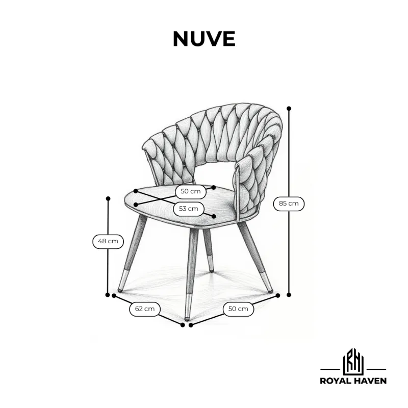 Krzesło tapicerowane NUVE zielone szare welur metal glamour