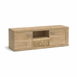Szafka RTV  dąb ribbeck VIRELA drewno boho 