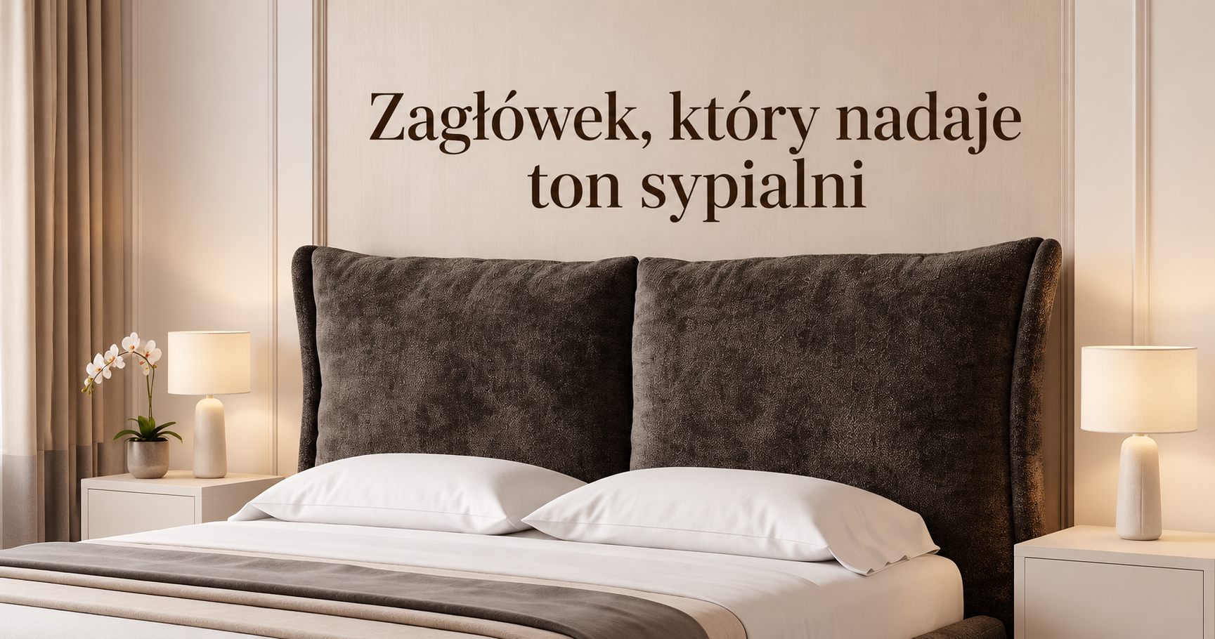 Zagłówek, który nadaje ton sypialni!
